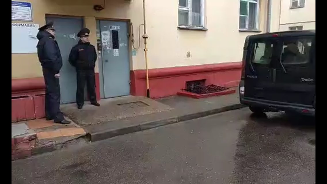 Search at Belsat TV in Minsk.  