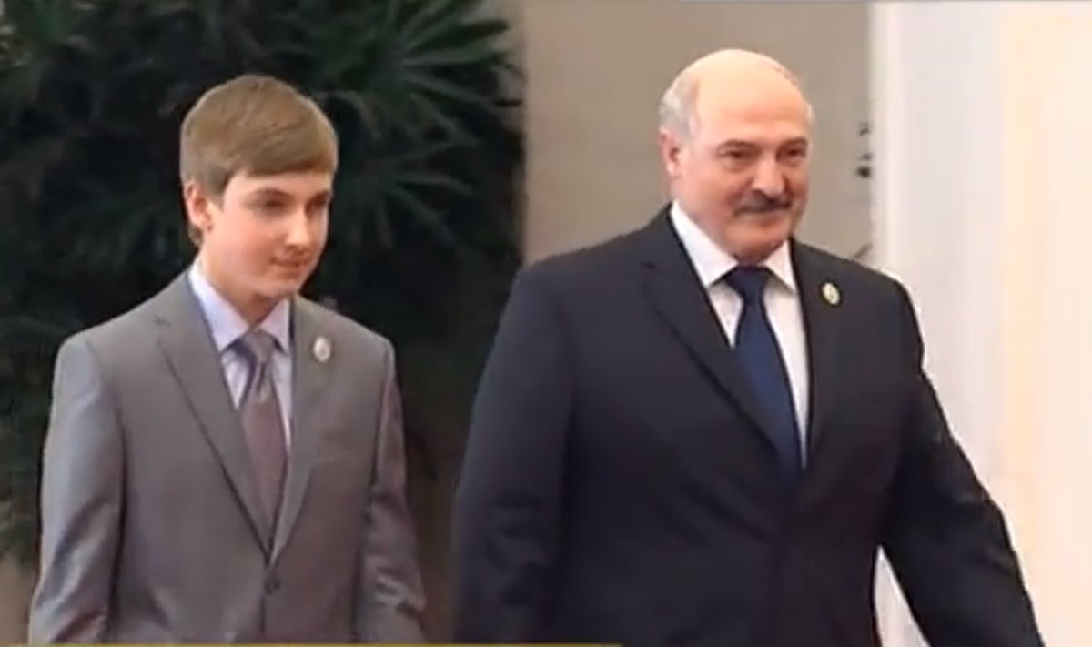 Lukashenko in China