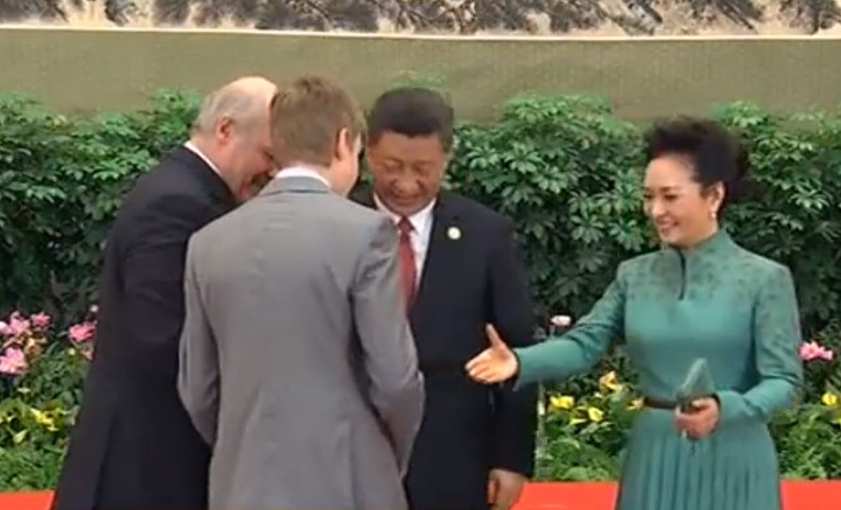 Lukashenko in China