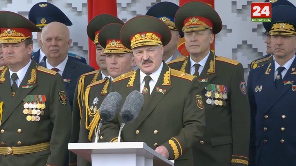 Belarus conducts VEDay75 military parade despite Covid19 pandemic and against @WHO Regional Office for Europe recommendations to introduce social distancing