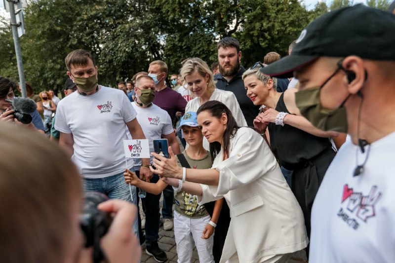 Opposition rally today in Hrodna