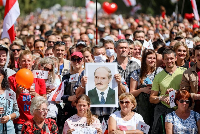Opposition rally today in Hrodna
