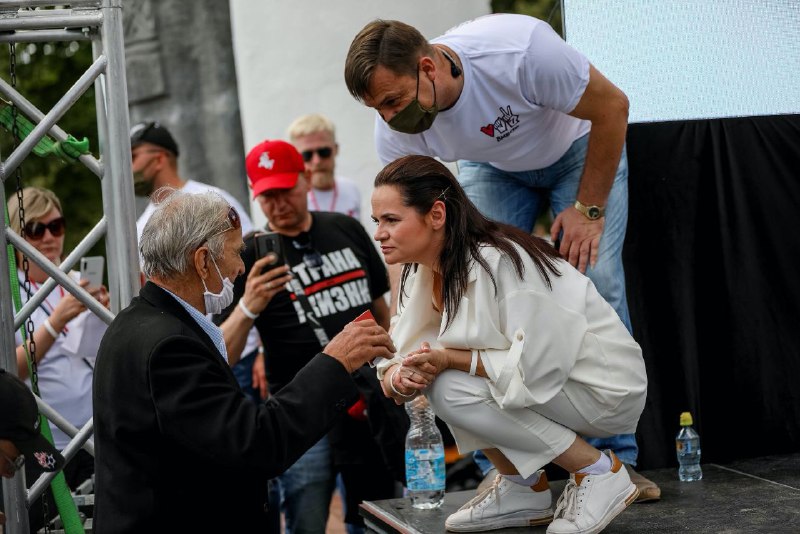 Opposition rally today in Hrodna