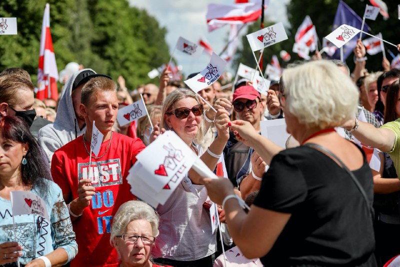 Opposition rally today in Hrodna