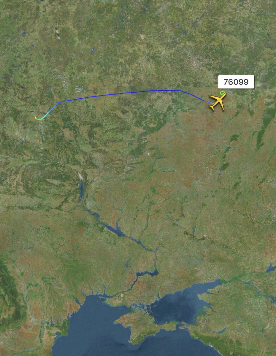 Belarus Air Force Il76MD EW005 flew roundtrip between  Machulishchy AFB near Minsk and Dyagilevo AFB Russia near Ryazan