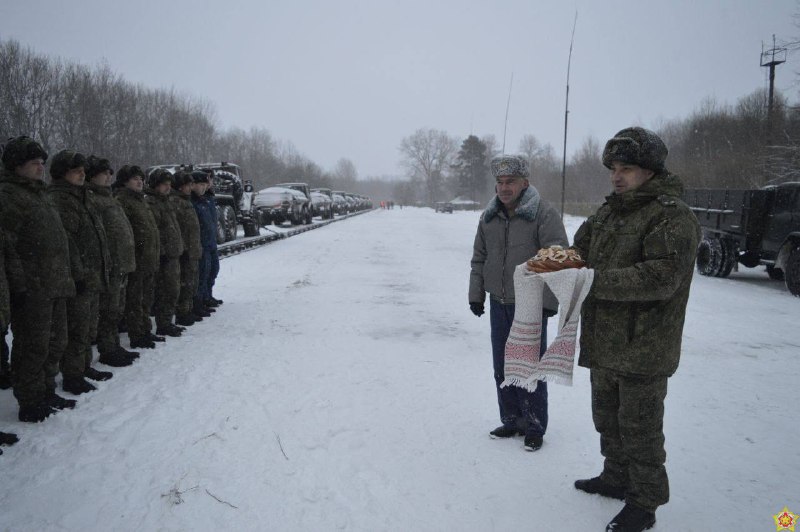 First Russian military echelon arrived in Lida