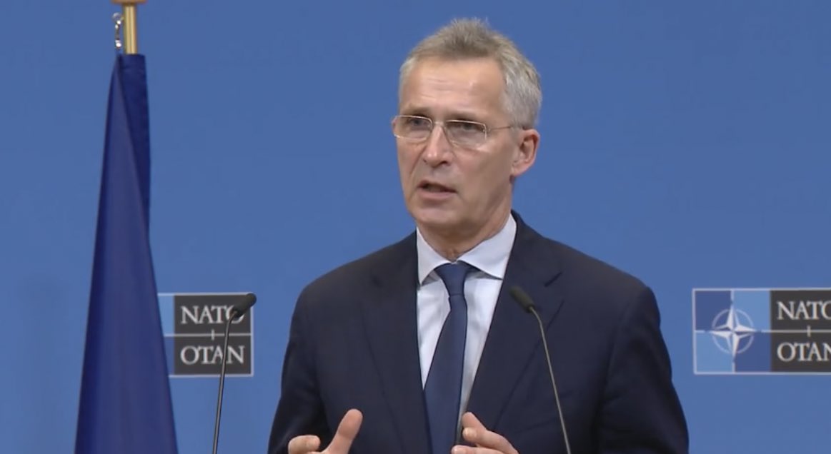 NATO is considering the deployment of additional battlegroups to the south-eastern part of the Alliance, says @jensstoltenberg  He warns that Russia has deployed +100,000 troops at Ukraine's borders & 30,000 are headed to Belarus
