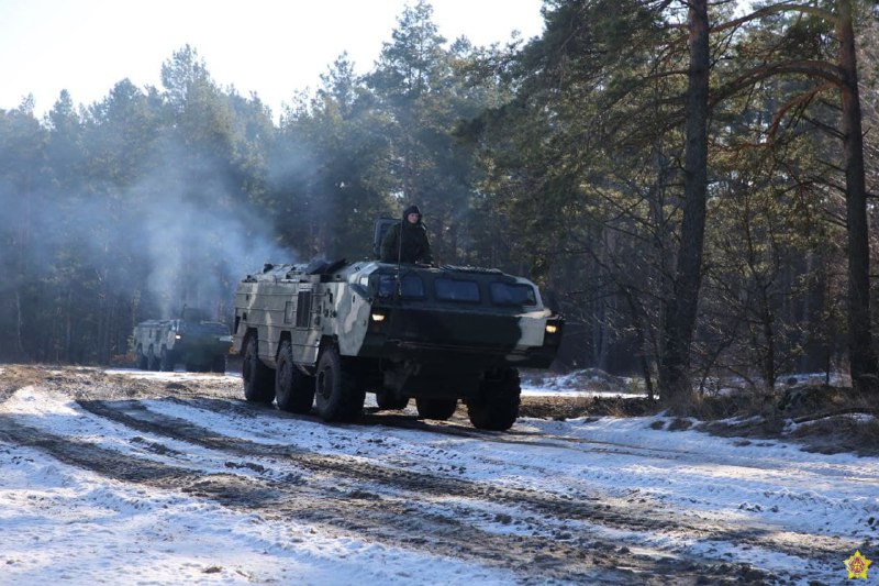 Belarusian Ministry of Defense published images of exercise with Tochka ballistic missiles at Polesie in Homiel region