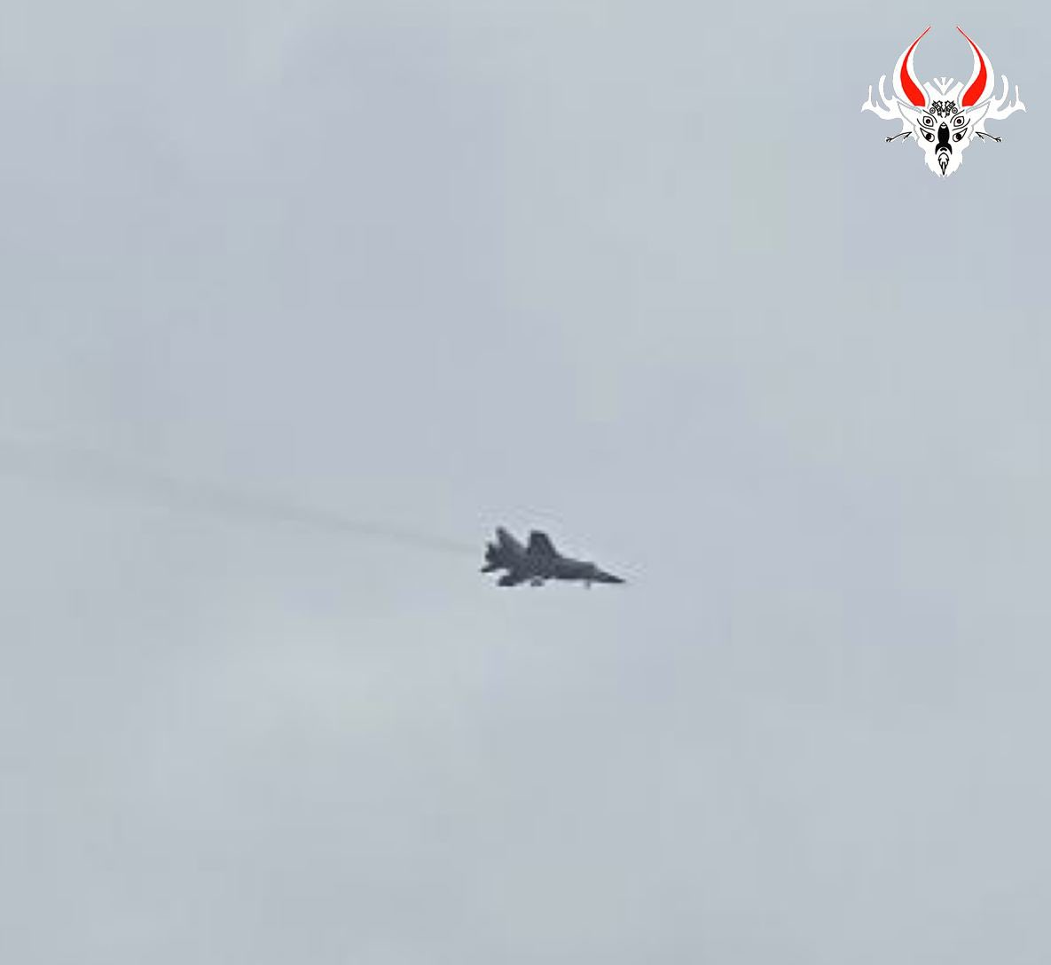 3-4 MiG-31 fighters (empty with no missiles) have been spotted over Minsk in the past 30 minutes