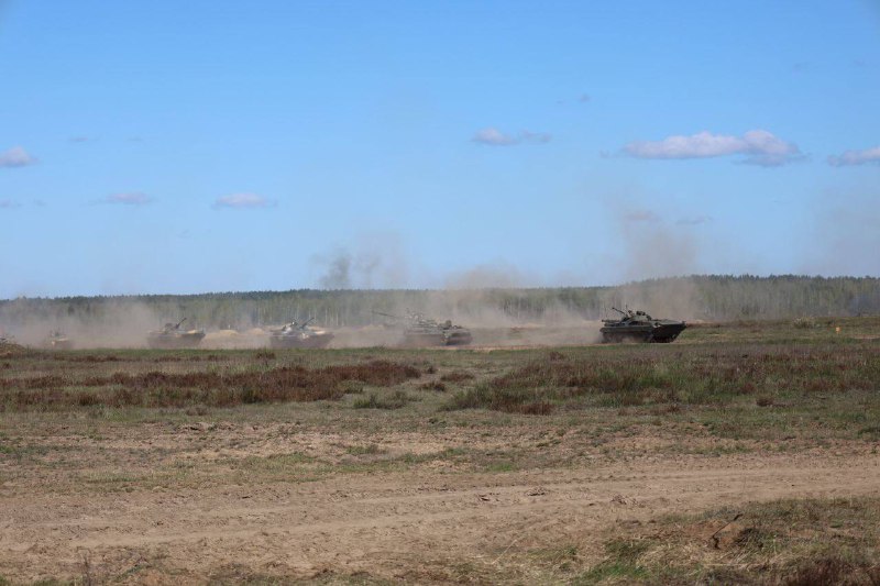 Den sista fasen av brigadens taktiska övningar med deltagande av trupperna från det västra operativa kommandot har börjat i Vitryssland
