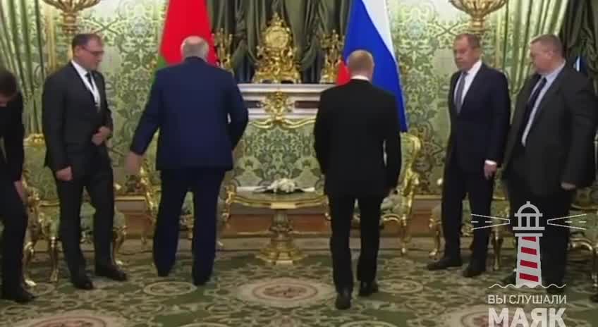 Putin met with Lukashenka in the Kremlin