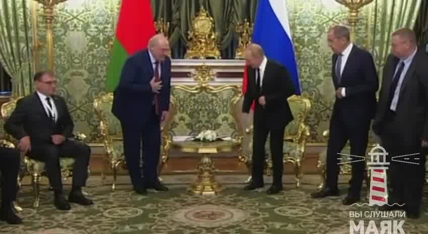 Putin met with Lukashenka in the Kremlin