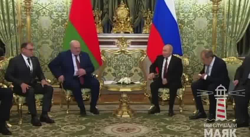 Putin met with Lukashenka in the Kremlin