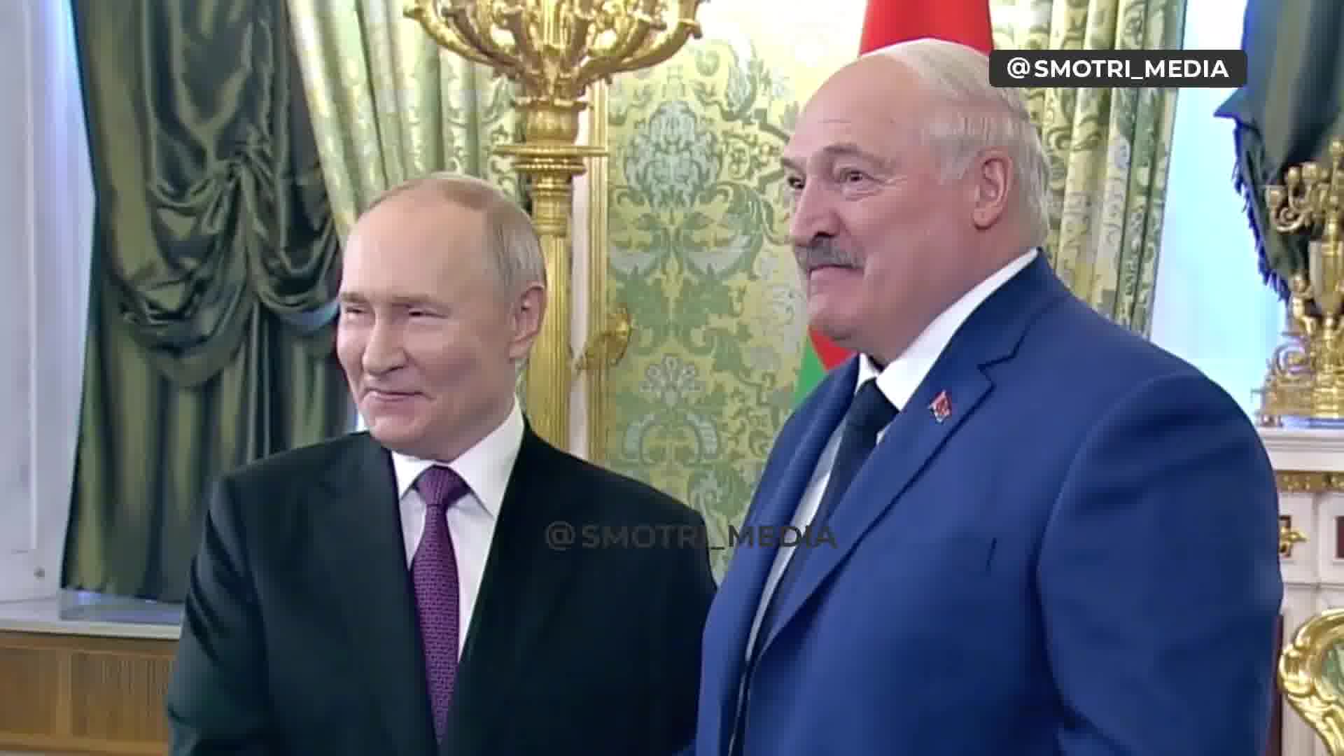 Putin spotkał się z Łukaszenką na Kremlu