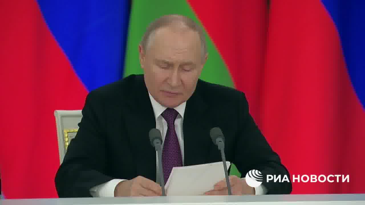 Russland und Weißrussland werden den Unionsstaat weiterhin gemeinsam aufbauen, sagte Putin nach Gesprächen mit Lukaschenko