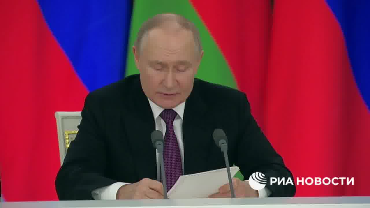 Rusia y Bielorrusia seguirán construyendo juntos el Estado de la Unión, afirmó Putin tras las conversaciones con Lukashenka.