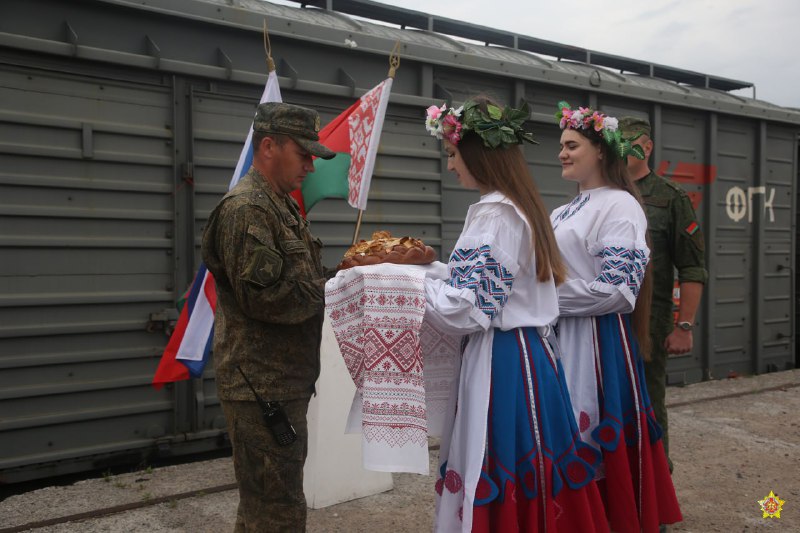 The first echelon with Russian military personnel and equipment arrived in the Republic of Belarus for preparation and further participation in the joint strategic exercise of the armed forces of Belarus and Russia West-2025