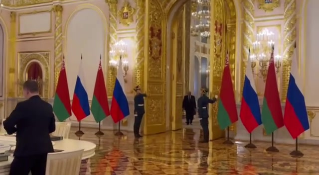 Putin and Lukashenka hold a meeting of the State Council of the Union State in the Kremlin