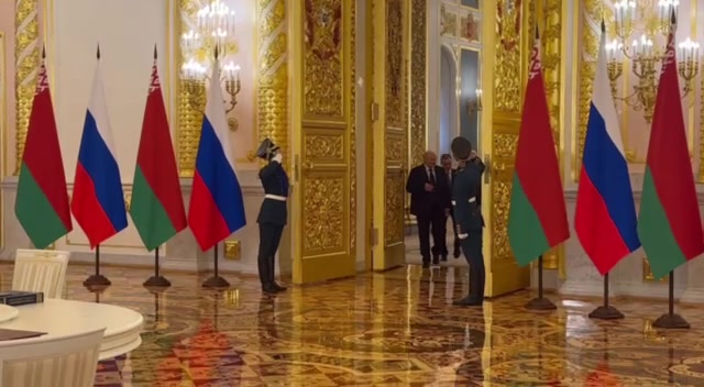 Putin and Lukashenka hold a meeting of the State Council of the Union State in the Kremlin